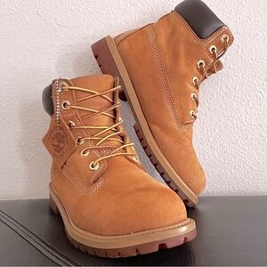 Timberland Boots Big Kids Wheat/Brown size 4.5